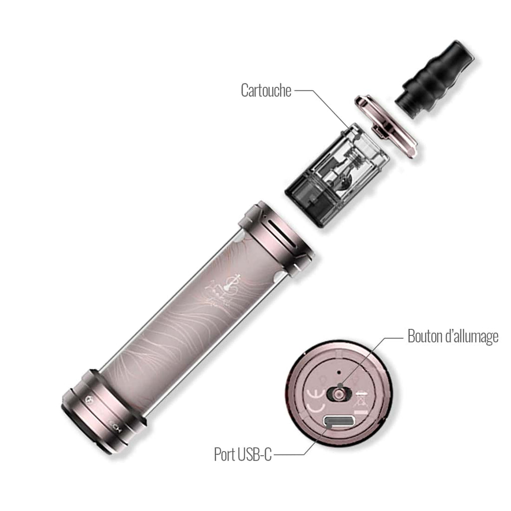 Hookɑh Air Mini Pink Lines